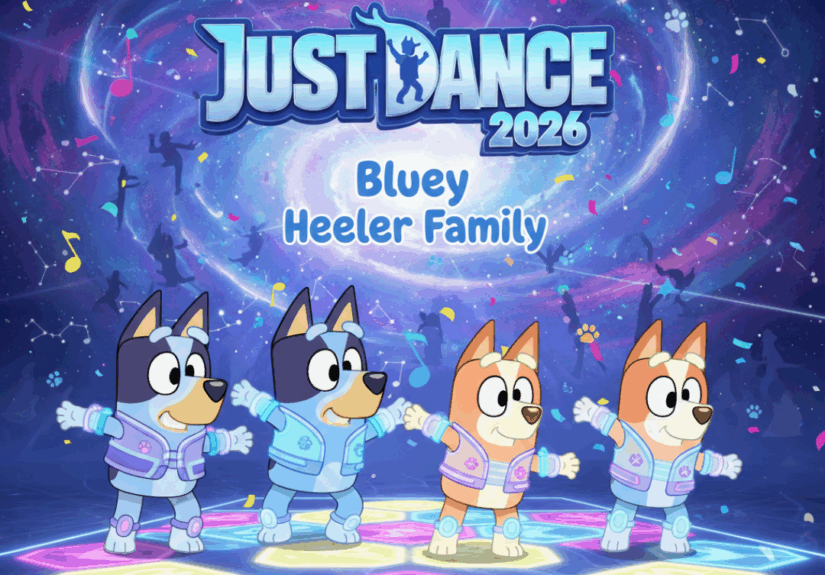 Bluey Joins Just Dance 2026